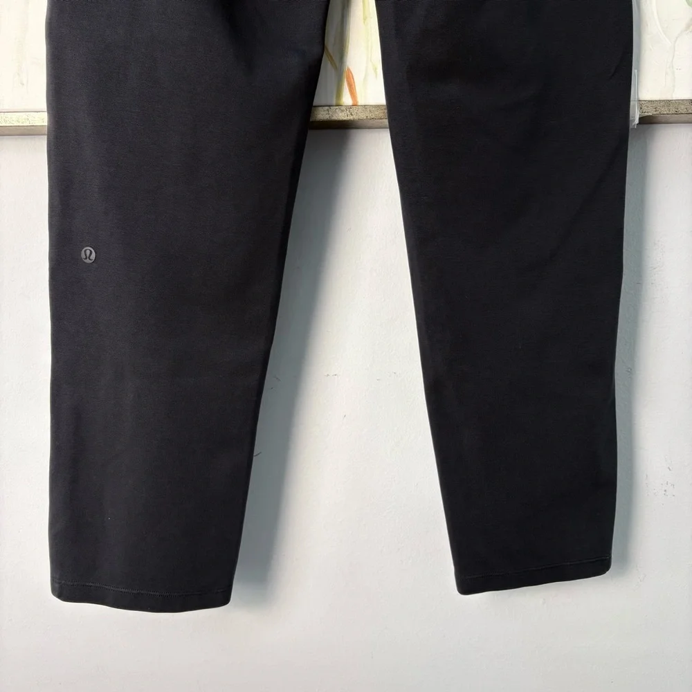 Lululemon Black High Rise Slim Fit Pants Stretch Ankle Size 8